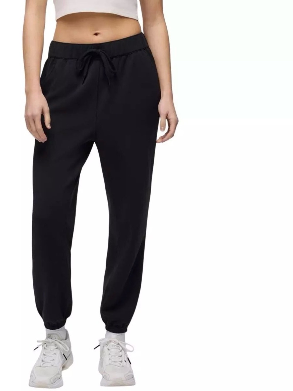 Prana Black Shea Drawstring Jogger Pants for Women